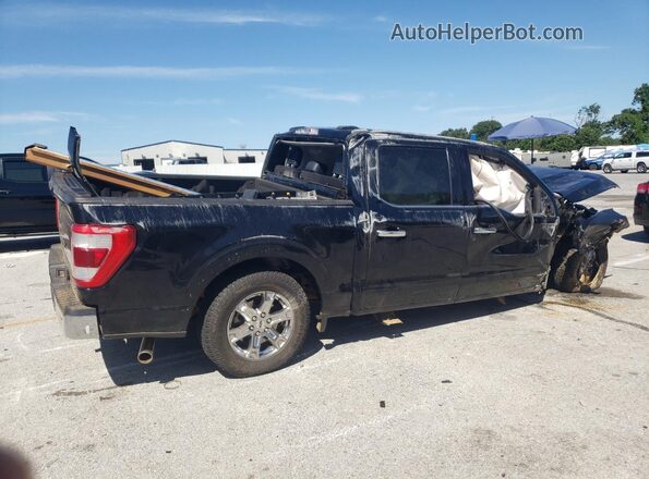 1FTEW1CP0NFA10342 2022 FORD F150 Black Задня права чверть