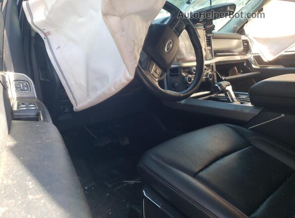 1FTEW1CP0NFA10342 2022 FORD F150 Black Вид панелі приладів