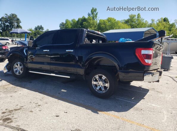 1FTEW1CP0NFA10342 2022 FORD F150 Black Задня ліва чверть