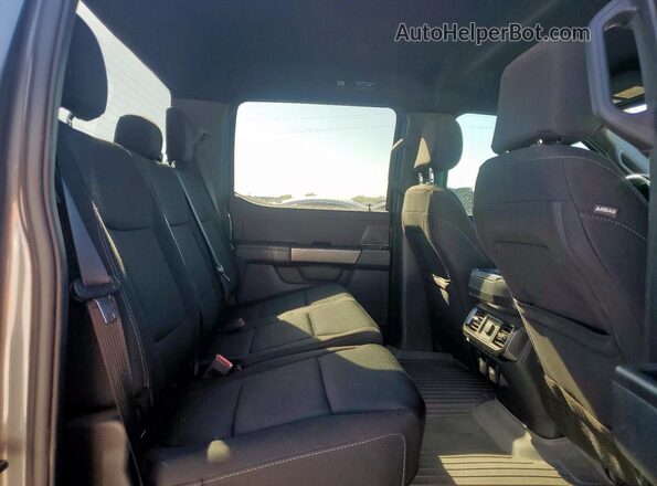1FTEW1CP8NKD88481 2022 FORD F150 Gray Вид задніх сидінь