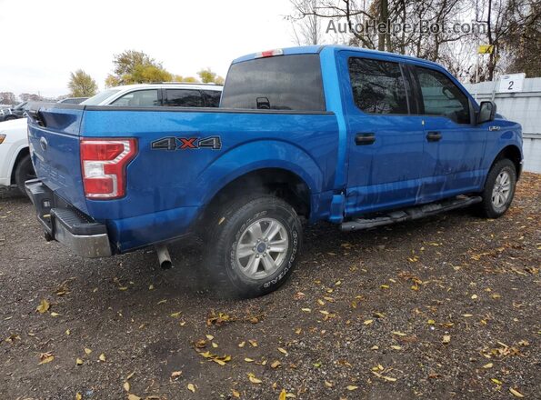 1FTEW1EB2KFC72067 2019 FORD F150 Синий Задняя правая четверть