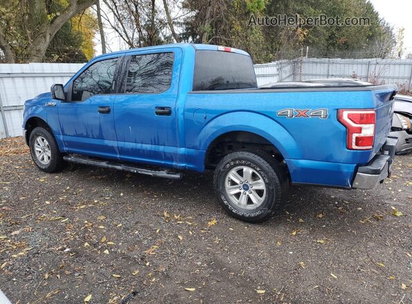 1FTEW1EB2KFC72067 2019 FORD F150 Синий Задняя левая четверть
