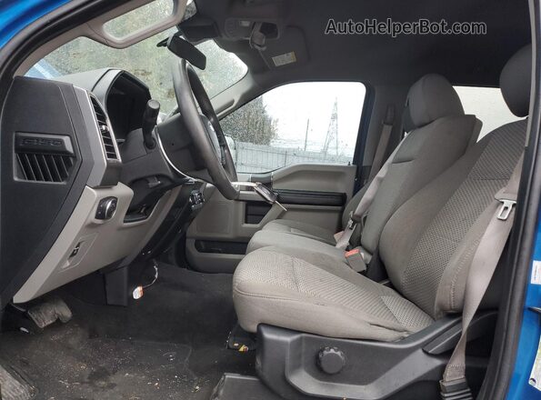1FTEW1EB2KFC72067 2019 FORD F150 Синий Вид салона спереди