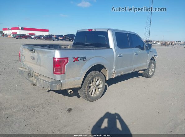 1FTEW1EF3HFB27115 2017 FORD F150 Серебряный Задняя правая четверть