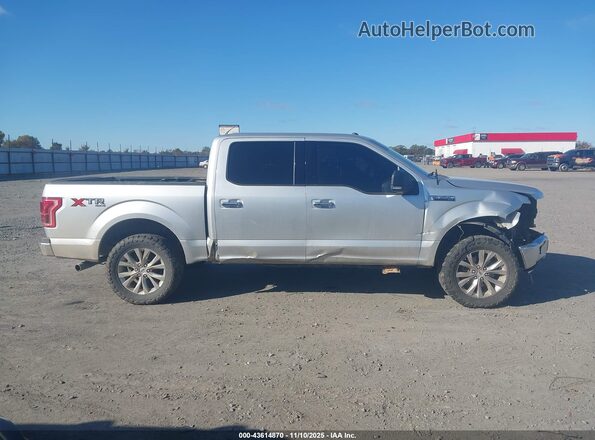 1FTEW1EF3HFB27115 2017 FORD F150 Серебряный Вид задней части салона
