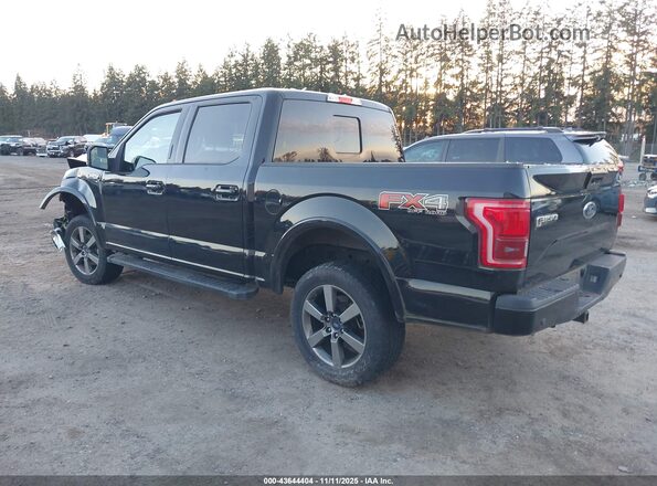 1FTEW1EF5HFC13588 2017 FORD F150 Black Tył lewy