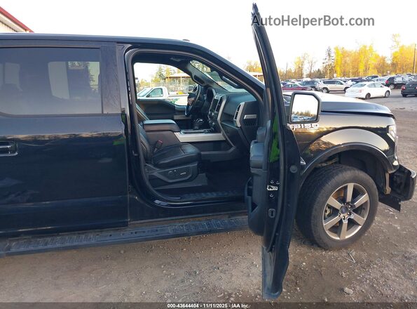1FTEW1EF5HFC13588 2017 FORD F150 Black Widok wnętrza z przodu