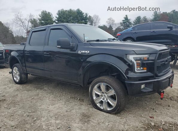 1FTEW1EG2GFC04080 2016 FORD F150 Черный Передняя правая четверть