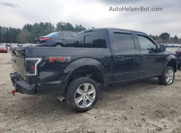 1FTEW1EG2GFC04080 2016 FORD F150 Черный Задняя правая четверть