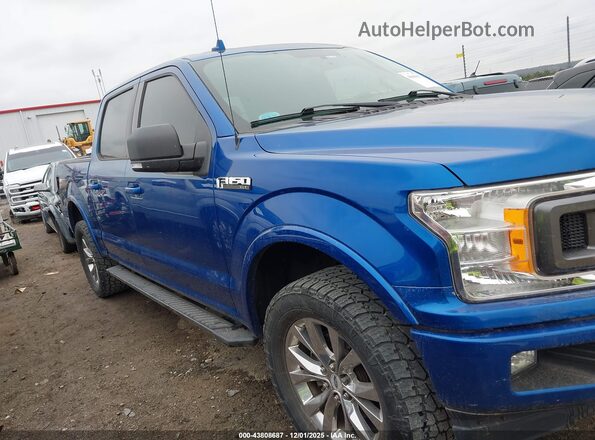 1FTEW1EGXJFB58313 2018 FORD F150 Blue 