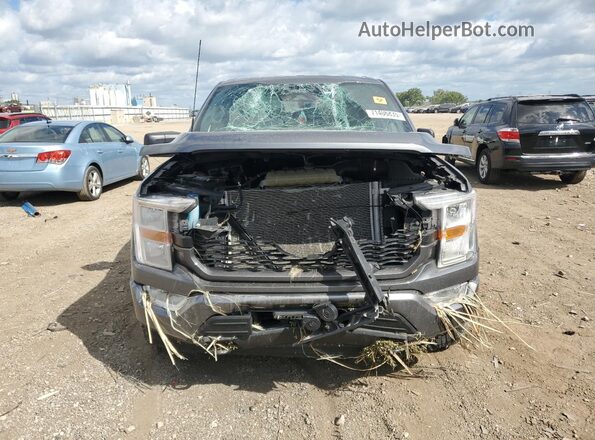 1FTEW1EP4NFB63092 2022 FORD F150 Gray წინა ხედი