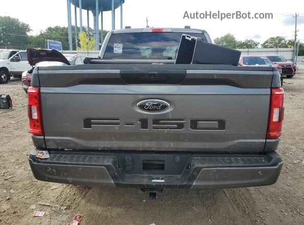 1FTEW1EP4NFB63092 2022 FORD F150 Gray უკანა ხედი