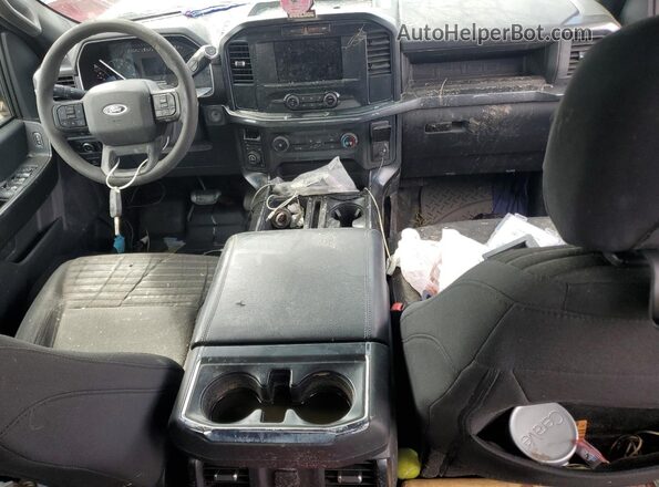 1FTEW1EP4NFB63092 2022 FORD F150 Gray წინა პანელის ხედი