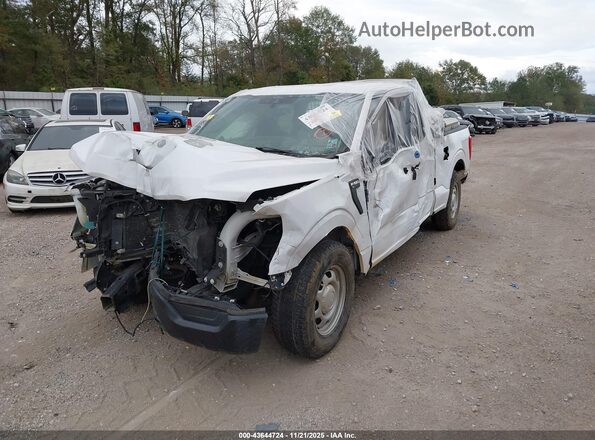 1FTEX1C51MKD61827 2021 FORD F150 White წინა ხედი