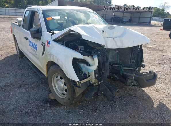 1FTEX1C51MKD61827 2021 FORD F150 White 
