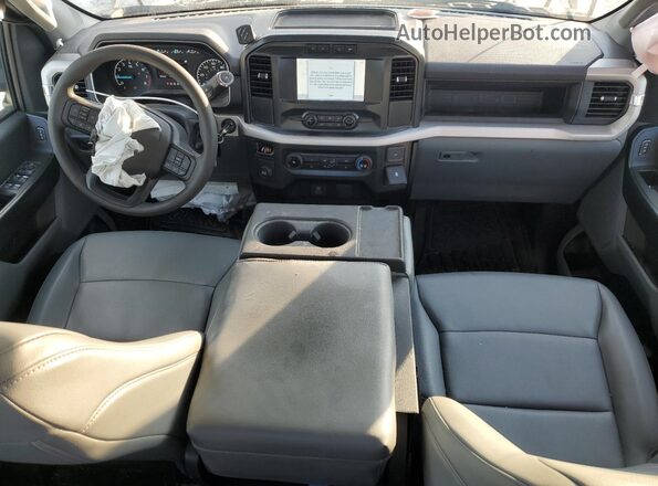 1FTEX1CB1NKD32206 2022 FORD F150 White Вид панелі приладів