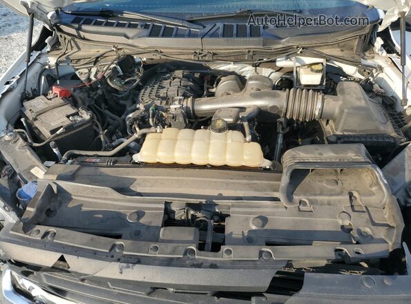 1FTEX1CB1NKD32206 2022 FORD F150 White Вид задньої частини салону