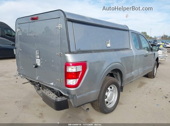 1FTEX1CB1NKD98559 2022 FORD F150 Серебряный Задняя правая четверть