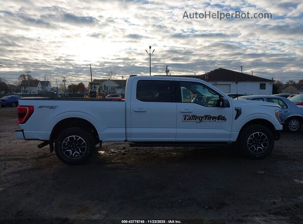 1FTFW1E80NFC38898 2022 FORD F150 Белый Вид задней части салона