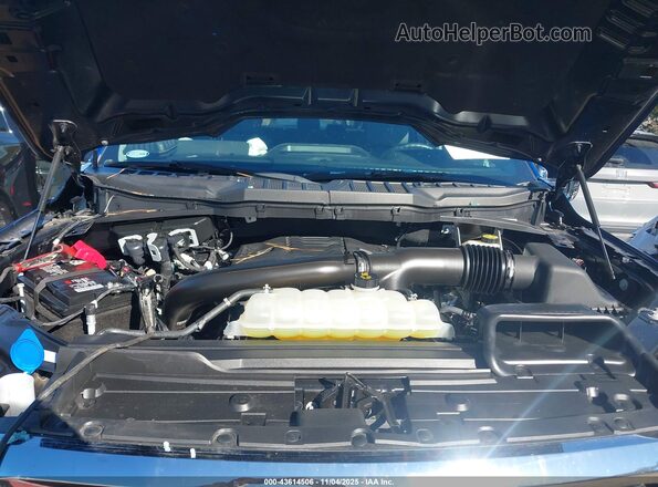 1FTFW1E80NKE59795 2022 FORD F150 Blue Вид ззаду