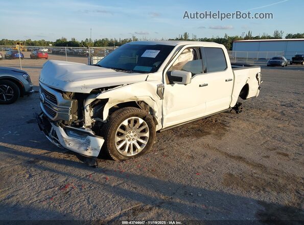 1FTFW1E87NFB47451 2022 FORD F150 White Przód lewy
