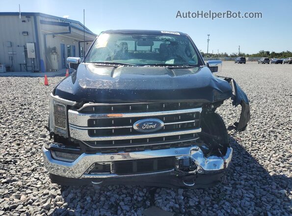 1FTFW1E89NFB64154 2022 FORD F150 Black Widok z przodu