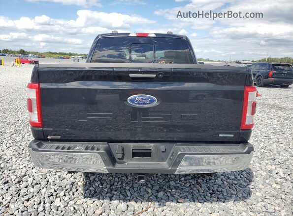 1FTFW1E89NFB64154 2022 FORD F150 Black Widok z tyłu