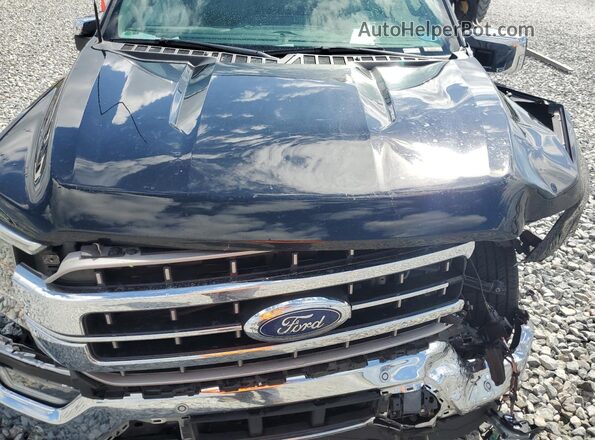 1FTFW1E89NFB64154 2022 FORD F150 Black Widok wnętrza z tyłu