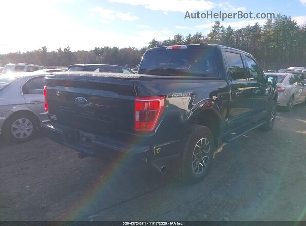 1FTFW1ED6NFB12767 2022 FORD F150 Black Հետևի աջ