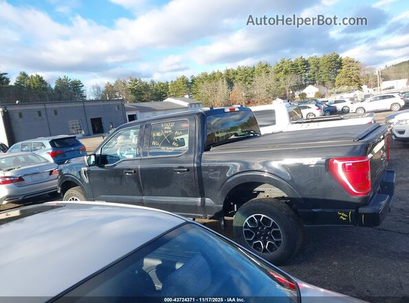 1FTFW1ED6NFB12767 2022 FORD F150 Black Սալոնի 360 աստիճան տեսք