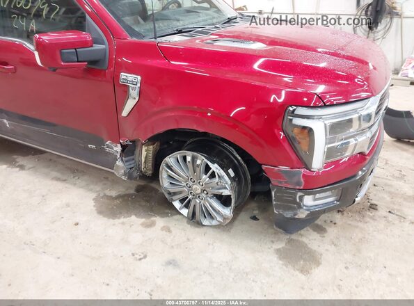 1FTFW6LD8RFA00655 2024 FORD F150 Red Front view
