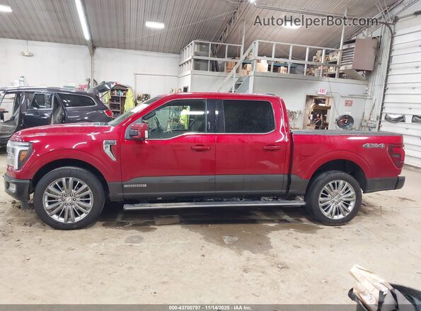 1FTFW6LD8RFA00655 2024 FORD F150 Red 360 interior view