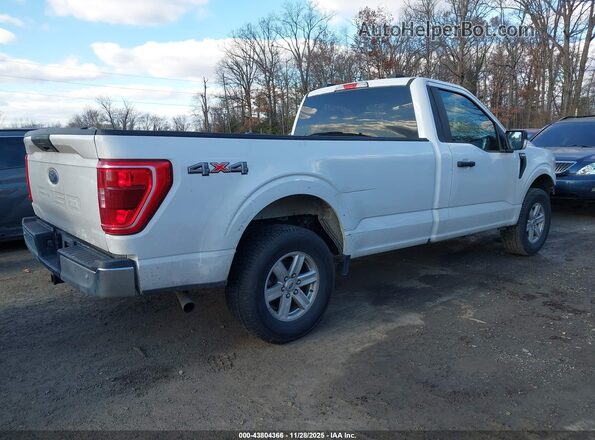 1FTMF1EBXNKE12583 2022 FORD F150 White Задня права чверть
