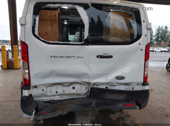 1FTYR1ZM2KKB00791 2019 FORD TRANSIT-250 White Widok z przodu