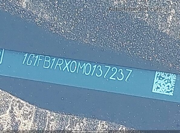 1G1FB1RX0M0137237 2021 CHEVROLET CAMARO Gray Engine compartment view