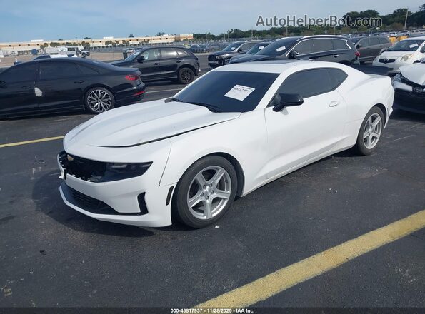 1G1FB1RX4N0120006 2022 CHEVROLET CAMARO White წინა მარცხენა ხედი სამი მეოთხედიდან