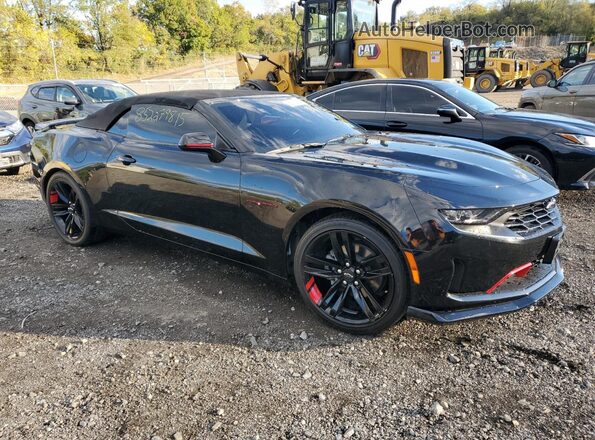 1G1FB3DS7P0158419 2023 CHEVROLET CAMARO Черный Передняя правая четверть