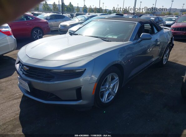 1G1FB3DX1P0138503 2023 CHEVROLET CAMARO Silver Առջևի ձախ երեք քառորդ տեսարան