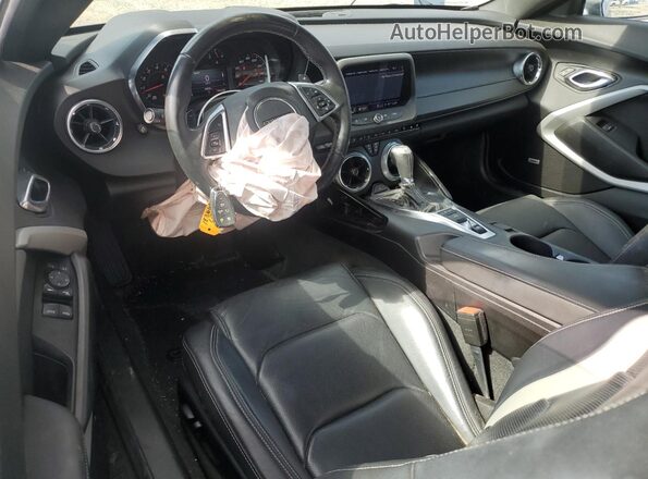 1G1FD3DS1M0142416 2021 CHEVROLET CAMARO Silver Widok deski rozdzielczej
