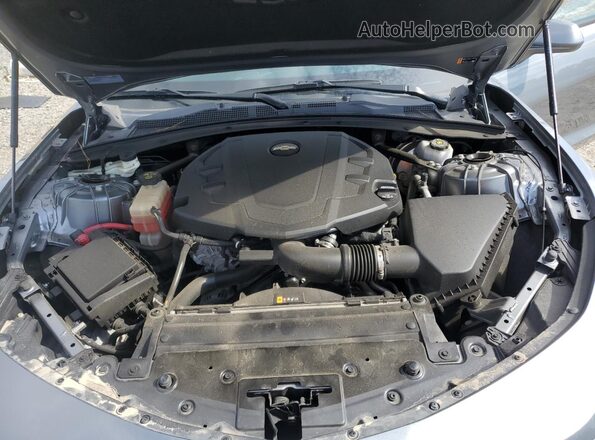 1G1FD3DS1M0142416 2021 CHEVROLET CAMARO Silver Widok wnętrza z tyłu