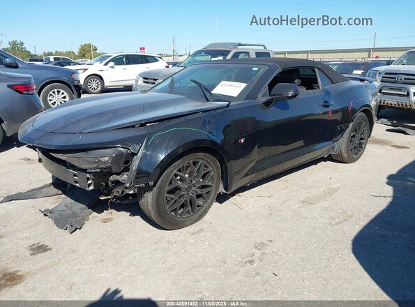 1G1FD3DS3L0100019 2020 CHEVROLET CAMARO Черный Передняя левая четверть