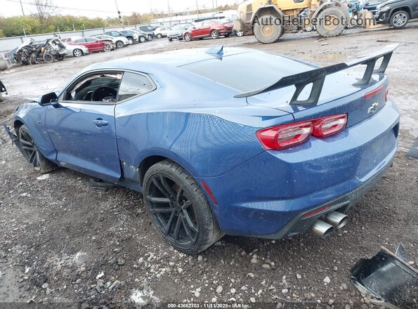 1G1FF1R79M0101759 2021 CHEVROLET CAMARO Синий Задняя левая четверть