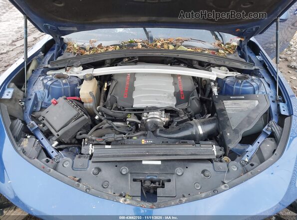 1G1FF1R79M0101759 2021 CHEVROLET CAMARO Синий Вид сзади