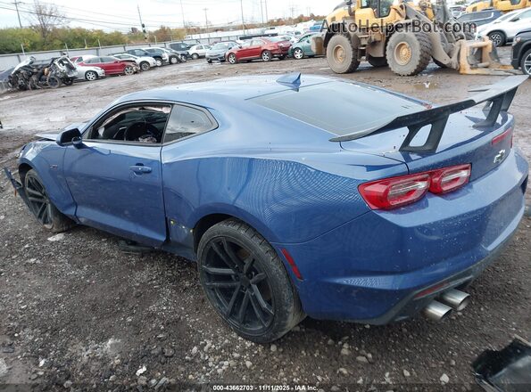 1G1FF1R79M0101759 2021 CHEVROLET CAMARO Синий Панорамный вид салона 360°