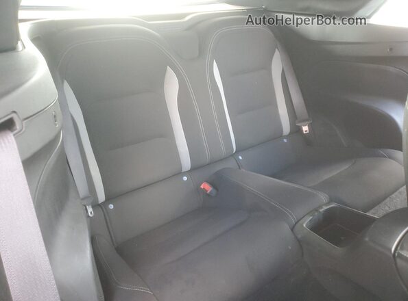 1G1FF3D73G0160457 2016 CHEVROLET CAMARO Black Rear seats view