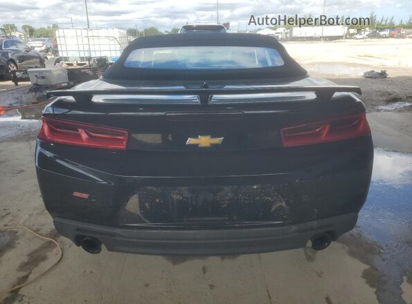 1G1FF3D73G0160457 2016 CHEVROLET CAMARO Black Rear view