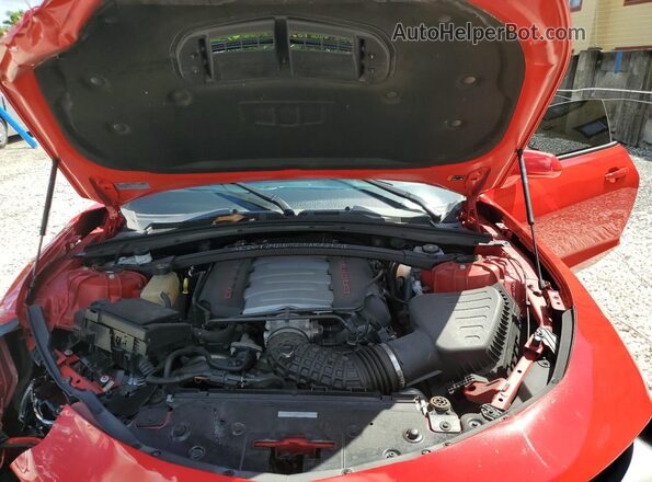 1G1FF3D79P0104376 2023 CHEVROLET CAMARO Красный Вид задней части салона