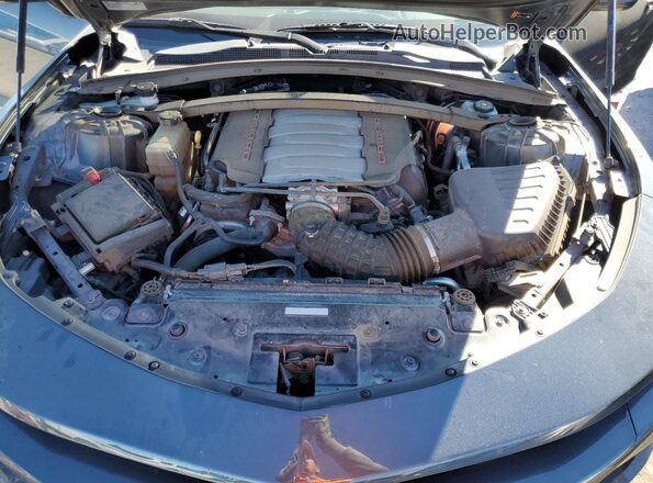 1G1FH1R70M0120078 2021 CHEVROLET CAMARO Угольный Вид задней части салона