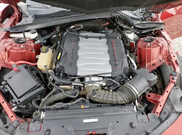 1G1FH1R74N0105231 2022 CHEVROLET CAMARO Red Vista interior trasera