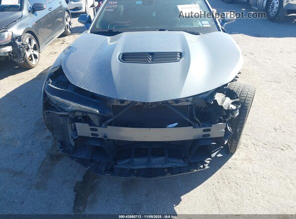 1G1FH1R79M0143133 2021 CHEVROLET CAMARO Gray Սալոնի հետևի տեսք